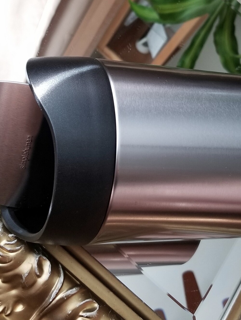 ❗Simplehuman Stainless Steel Portable Tabletop Garbage Can❗